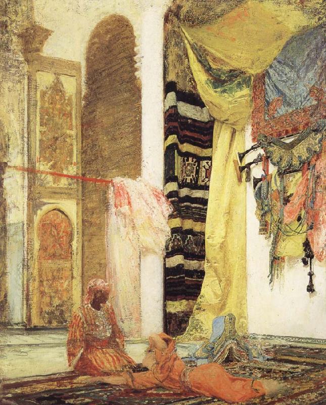 Patio in Tangiers, Henri Regnault